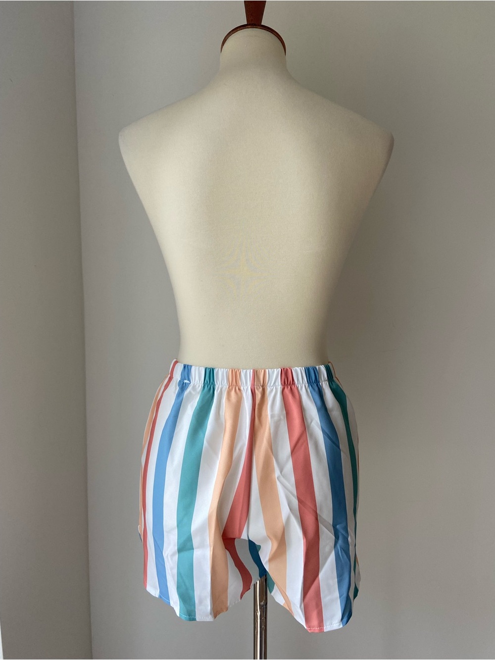 NWT Striped Pastel Cotton-Blend Pajama Set - Picture 7 of 10